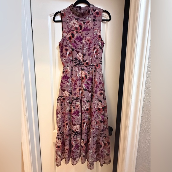 Lulus Dresses & Skirts - Lulu's Purple Floral Maxi Dress